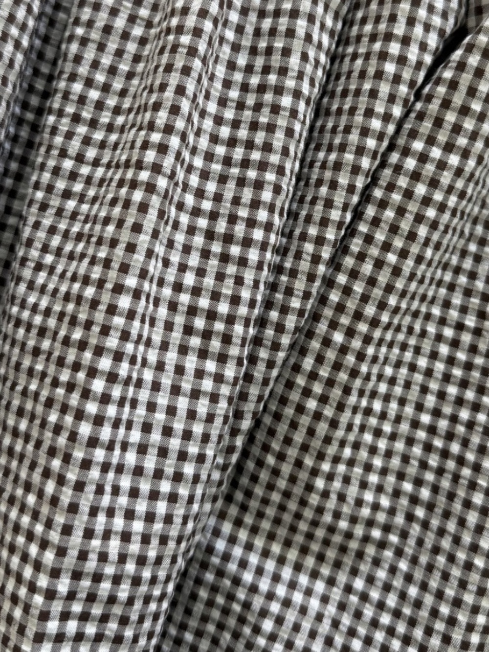 NEW Hill House Cosima Nap dress. Chocolate Gingham. S. NWT. - Picture 7 of 9